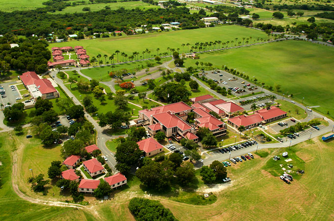 The Albert A. Sheen Campus is located on the big island of St. Croix, United States Virgin Islands.