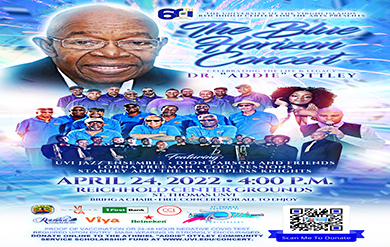 Flyer for Blue Horizon Concert Promotion