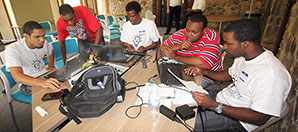 UVI Hackfest participants 