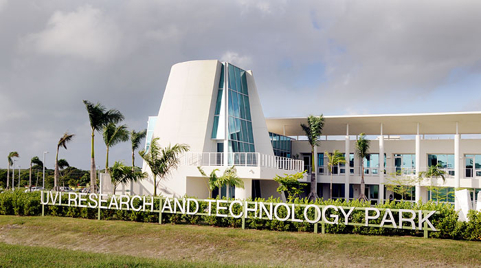 UVI's College of Science and Mathematics on St. Croix is located in the new Research and Technology Park Building.