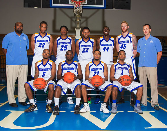 UVI Bucs Men's Basketball Team 2014