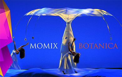 Momix presents Botanica to perform at the Reichhold Center for the Arts. 