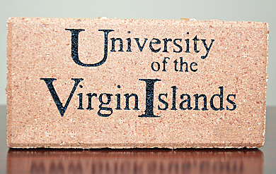 Sample brick from the UVI Buy A Brick Program.