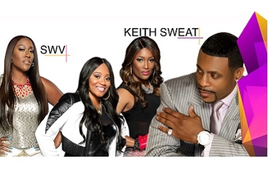 Photo of Keith Sweat and SWV.