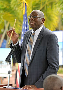 UVI President David Hall