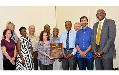 uvi presidential award group photo