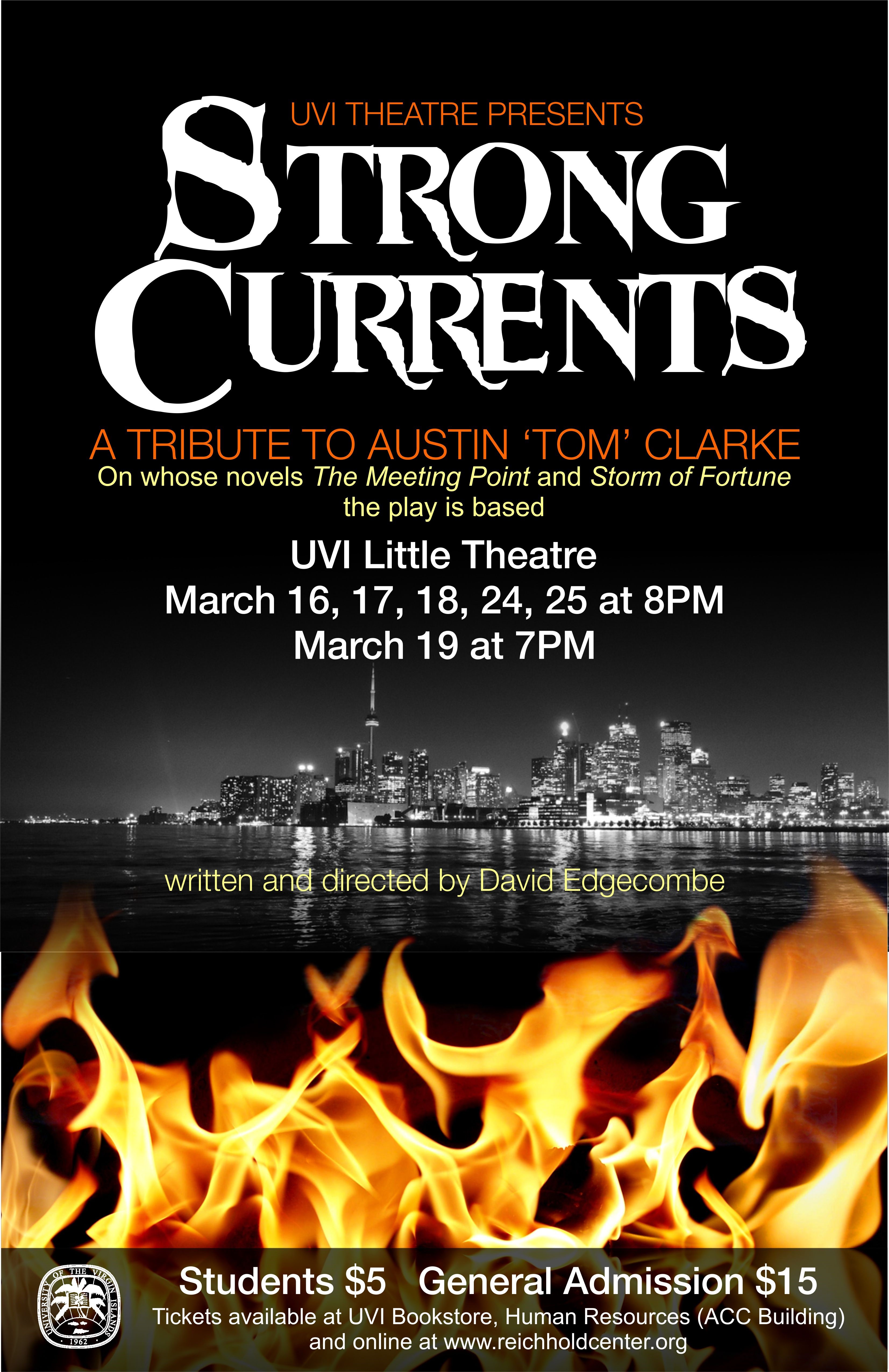 poster for strong currents play