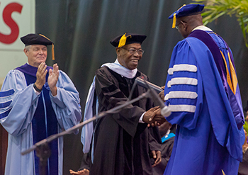 Athniel Addie Ottley receives honorary degree