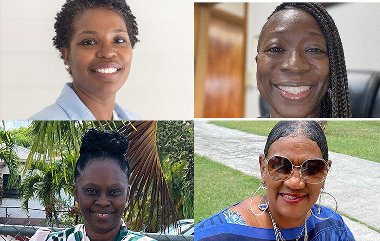 Images of the University of the Virgin Islands Tenured Professors.