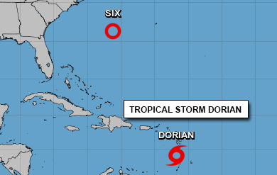 Hurricane Dorian UVI