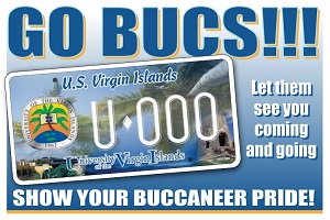 UVI License Plate